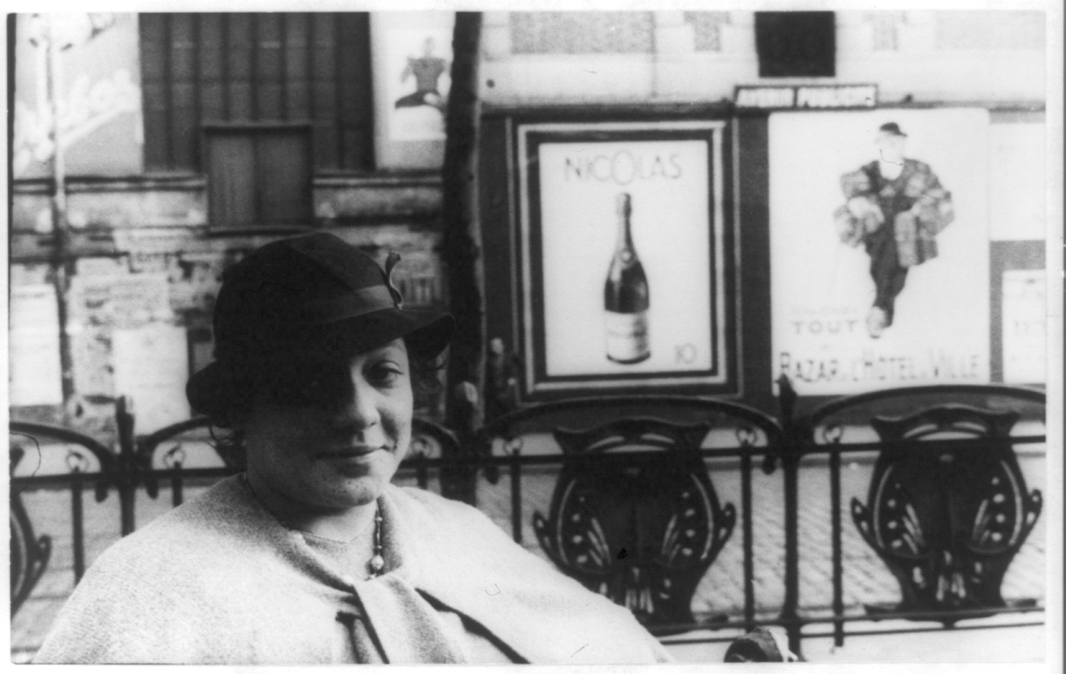 [Portrait of Bricktop (Ada Smith du Conge), Paris], 1934 June 22. — historic photograph