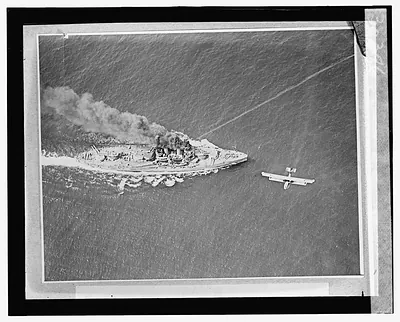 [Copy photograph, battleship]