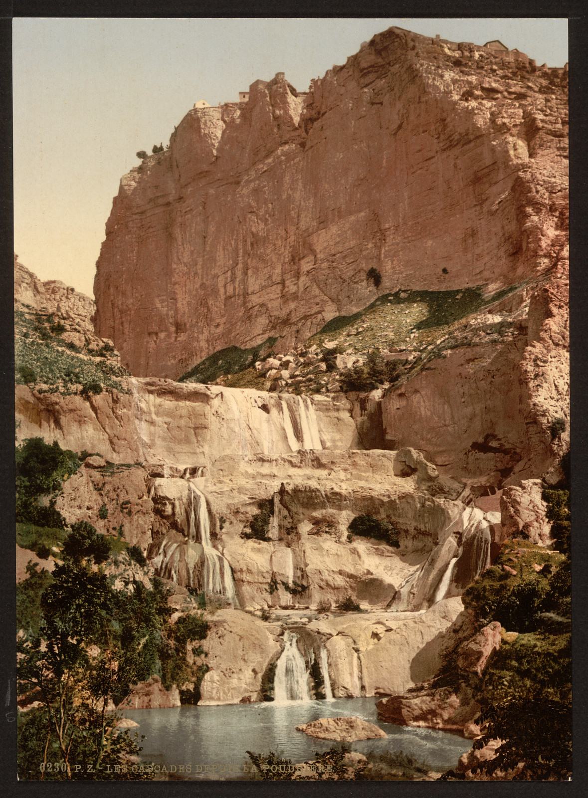 The Cascades Constantine Algeria, [ca. 1899]. — historic print