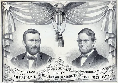 National Union Republican Candidates: Gen. U.S. Grant for President, Hon. Schuyler Colfax for Vice President