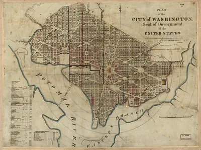 Plan of the City of Washington, Seat of Government of the United States