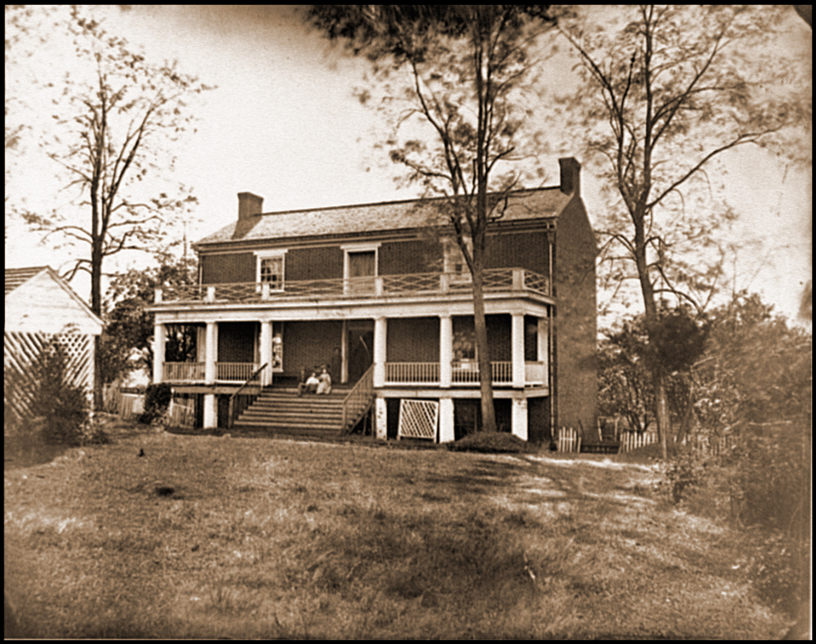 Appomattox Court House Va. McLean house, 1865 — historic photograph