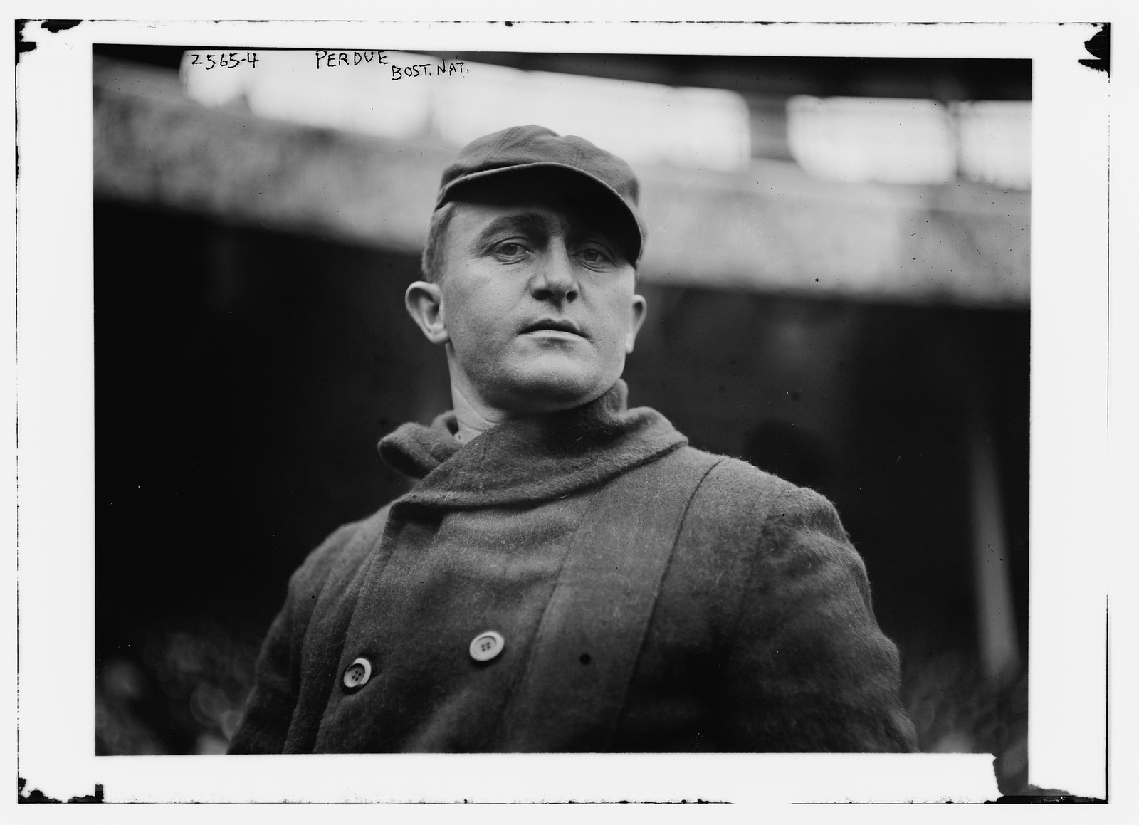 Herbert "Hub" Perdue, Boston NL (baseball), [1912] — historic photograph
