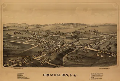 Bird's-eye view of Broadalbin, N.Y.