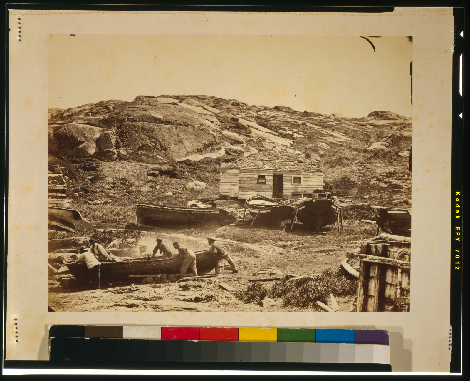 [Whaling or fishing camp, Labrador], 1864 — historic image