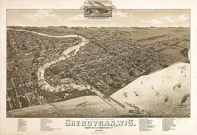 Sheboygan, Wisconsin, 1885