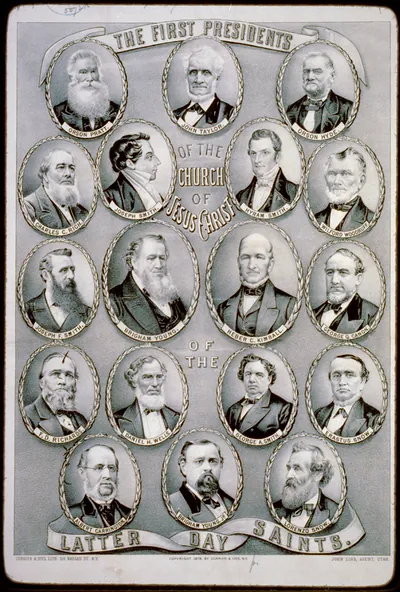 The first presidents of the Church of Jesus Christ of the Latter Day Saints