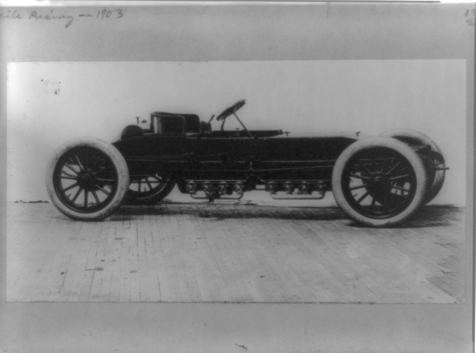 Winton Bullet No. 2 racing car, 1903, 1903 — historic photograph