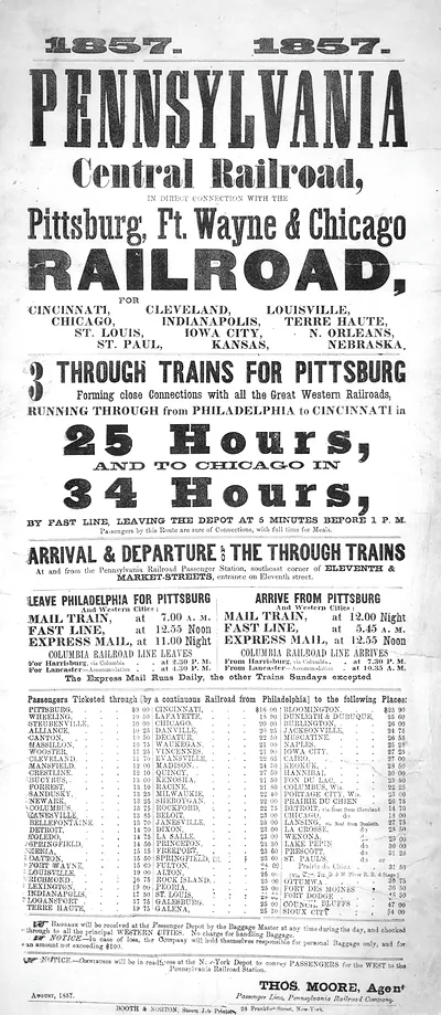 pittsburgh rr broadside