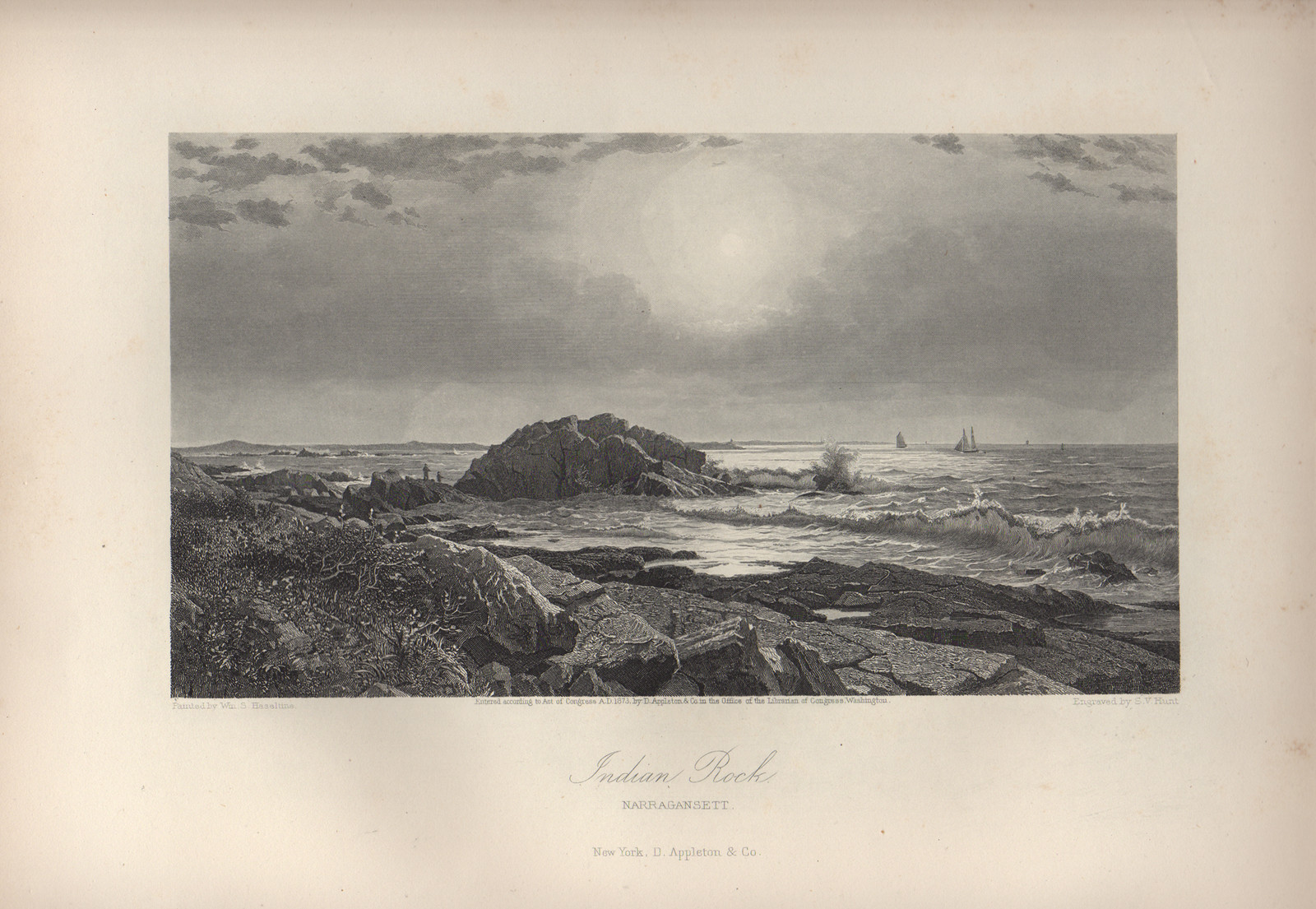 Indian Rock, Narragansett — historic image