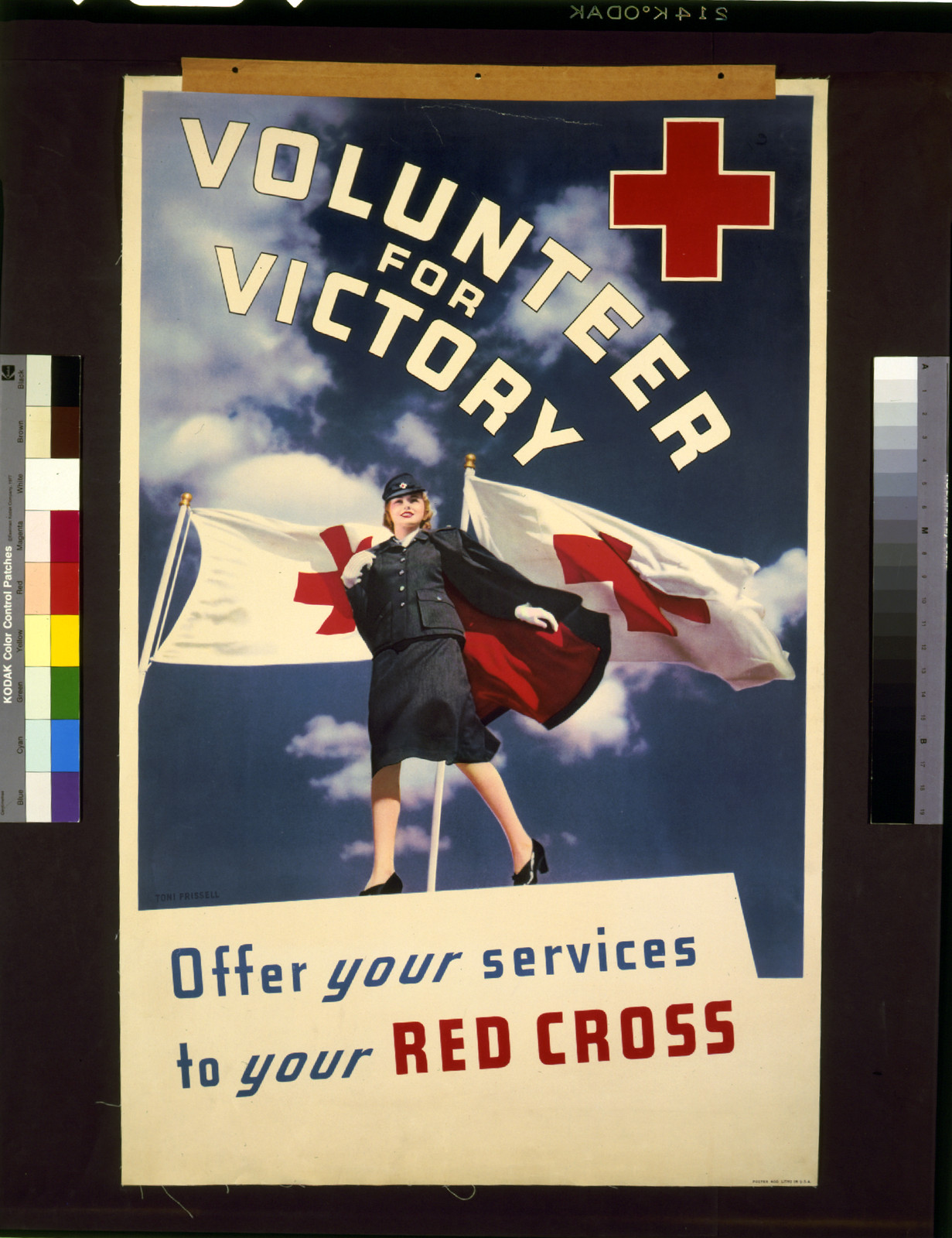 Volunteer for victory Offer your services to your Red Cross / Toni Frissell., [between 1941 and 1945] — vintage poster