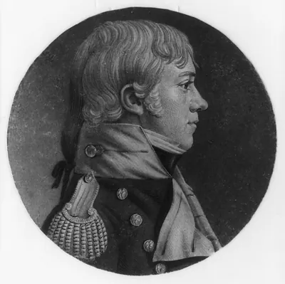 [John Roger Fenwick, head-and-shoulders portrait, right profile]