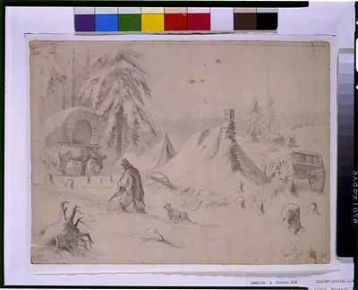 Winter camp near Stoneman's Switch, Falmouth, Va. / EF.