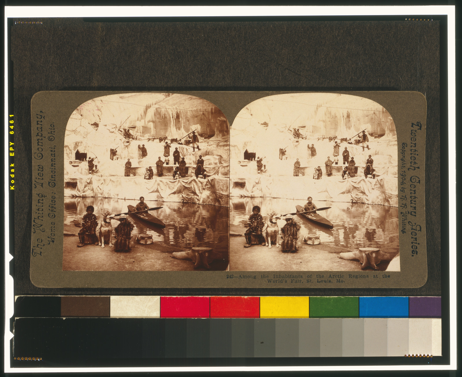 Among the inhabitants of the Arctic Region at the World's Fair, St. Louis, Mo., Cincinnati, Ohio : The Whiting View Company, c1904. — historic photograph