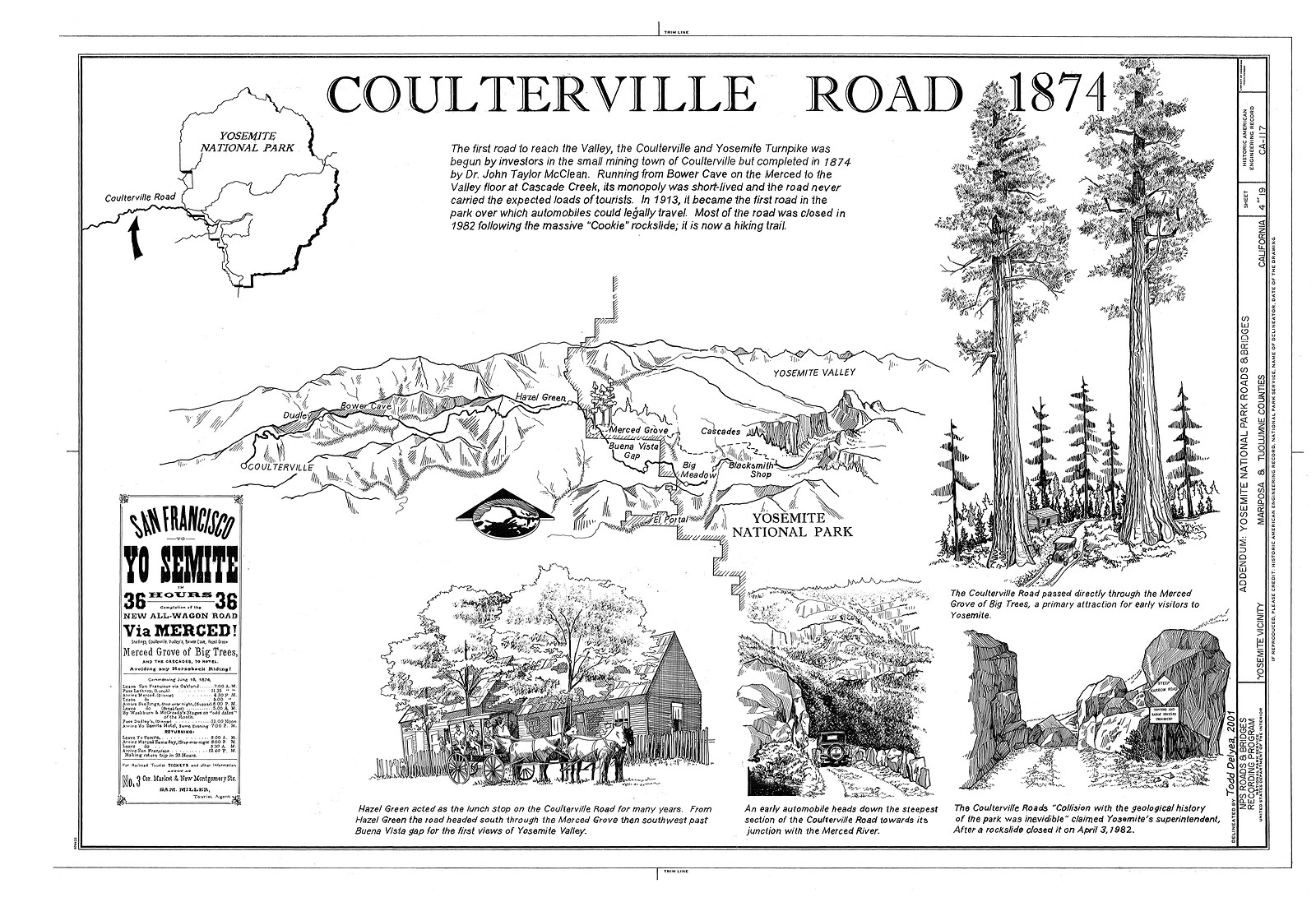 Coulterville Road 1874 — historic image