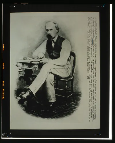 [Dr. Samuel Mudd, full-length portrait, seated, facing front]