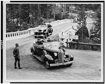 Roosevelt party and Chittenden Bridge