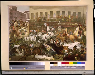 [Sleighing in New York] / T. Benecke 55.