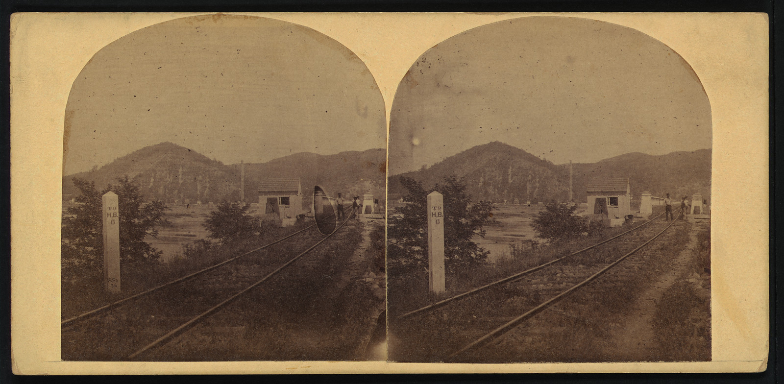 Penna R.R. bridge across the Susquehanna River from the w., 1861 — historic photograph