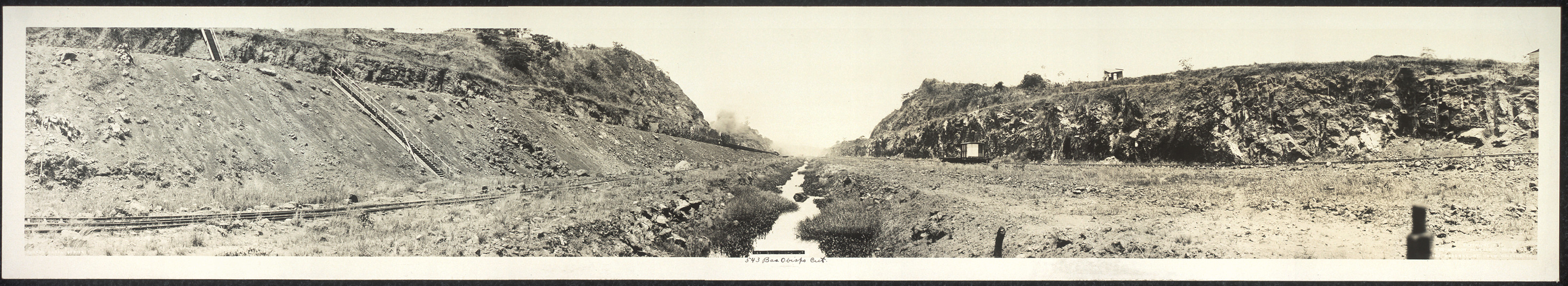 PANAMA 1913 Bas Obispo Cut — historic image
