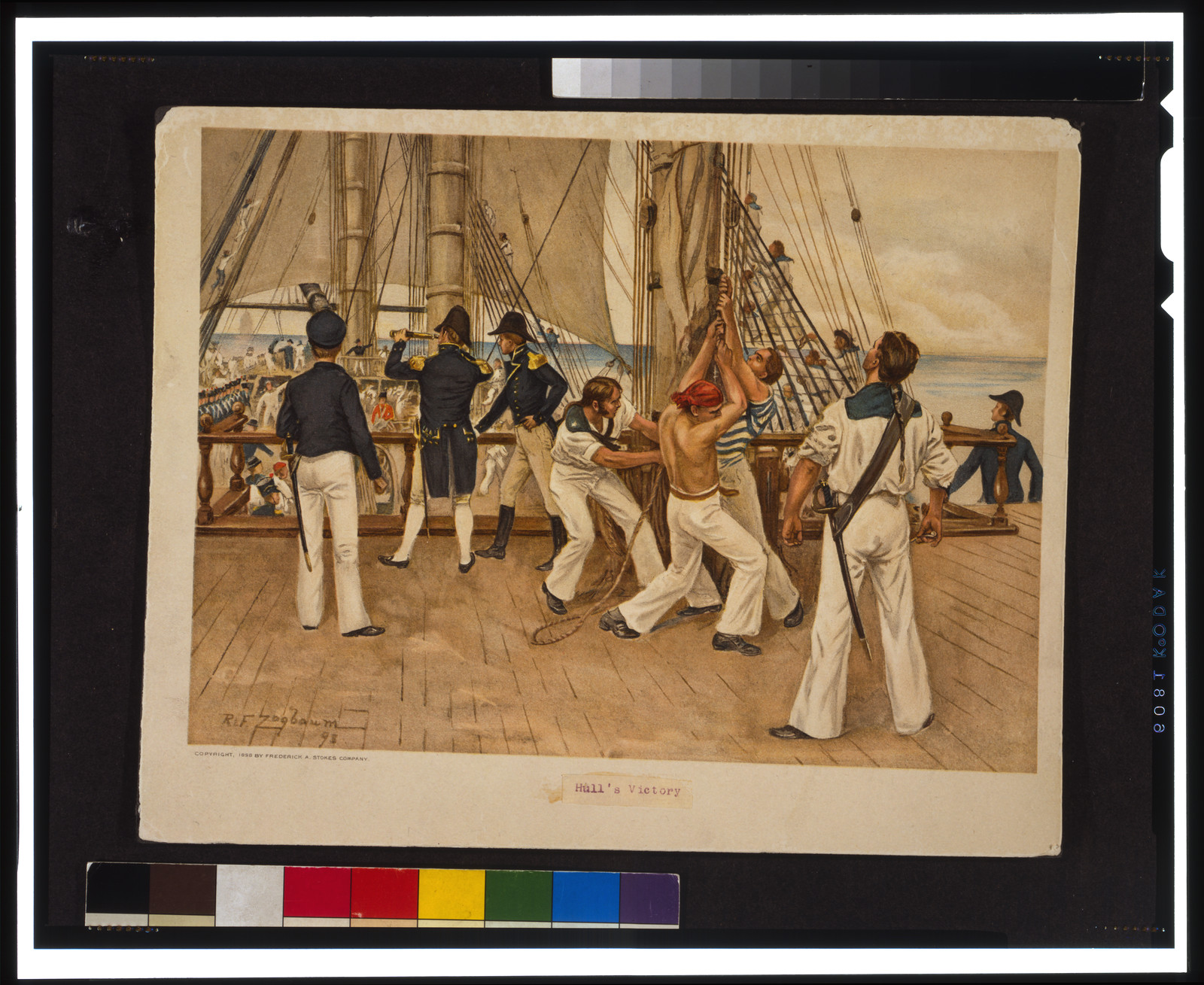 Hull's victory / R.F. Zogbaum., c1898. — historic print