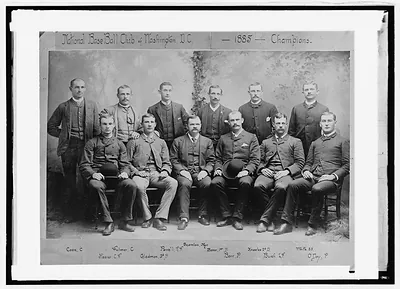 Washington baseball team, 1885, 9/27/24