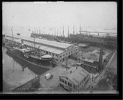 C. & O. terminal piers, Newport News, Va.