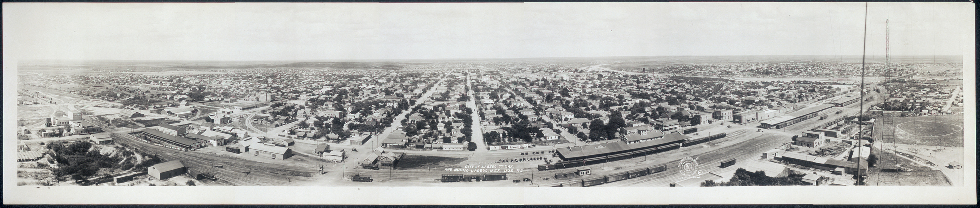 Laredo and Nuevo Laredo, Mexico, Texas, 1920, 1920 — historic image