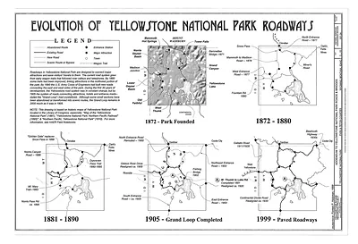 Evolution of Yellowstone National Park Roadways