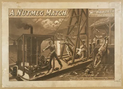A Nutmeg Match: Perilous Plight Beneath the Ponderous Pile Driver