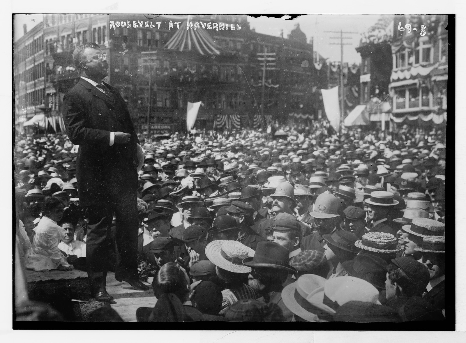 T. Roosevelt at Haverhill, n/a — historic photograph
