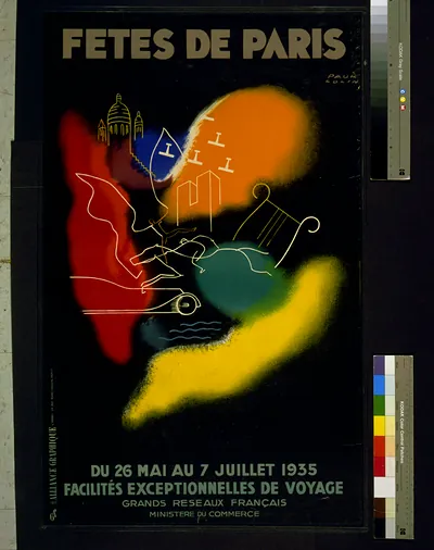Fêtes de Paris, du 26 Mai au 7 Juillet 1935--Facilités exceptionnelles de voyage ... / Paul Colin.