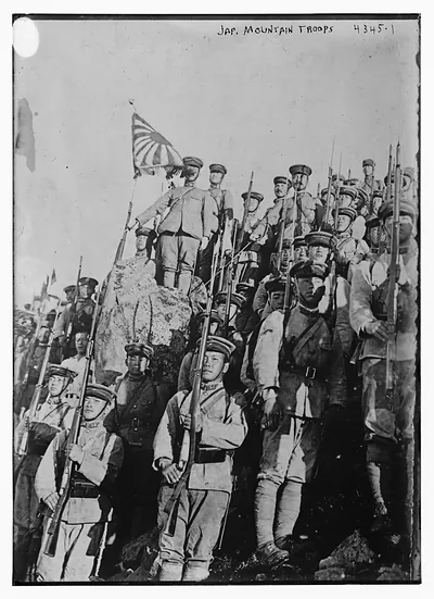 Jap. mt. troops