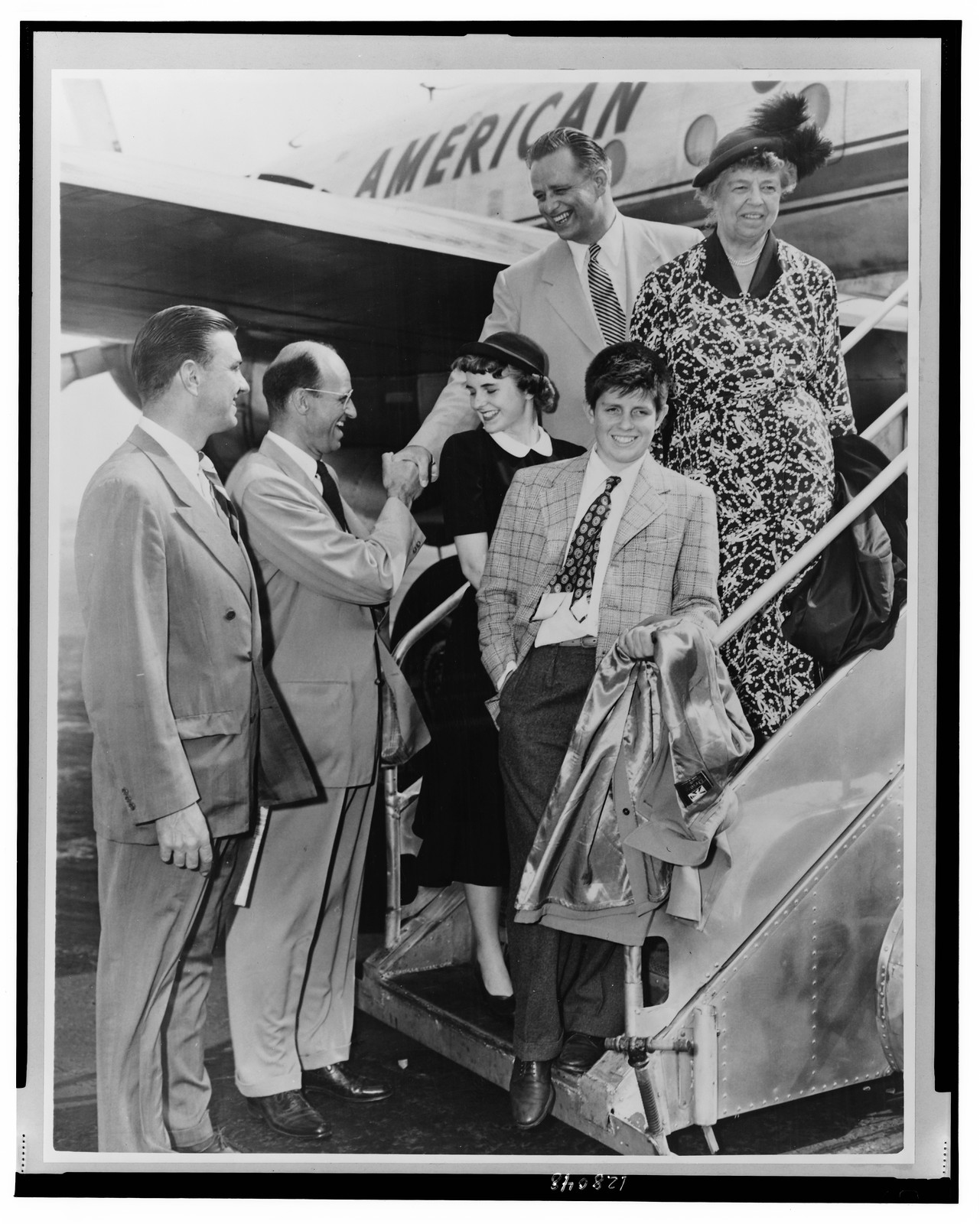 Return of the Roosevelts / Acme., 1950 — historic photograph