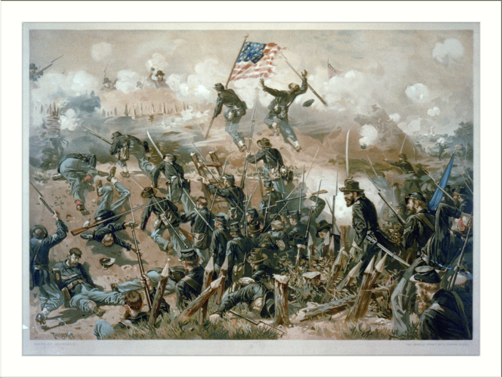 Siege of Vicksburg, c1888 July 5. — historic print