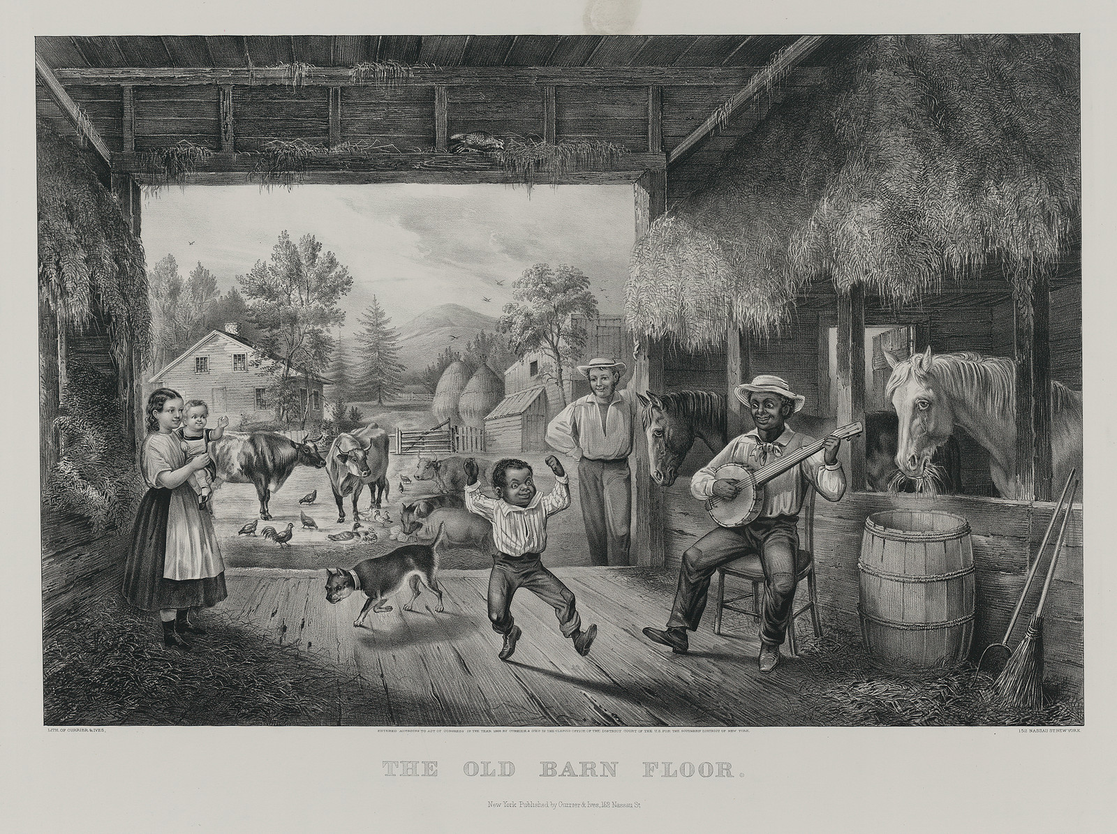 The Old Barn Floor — historic image