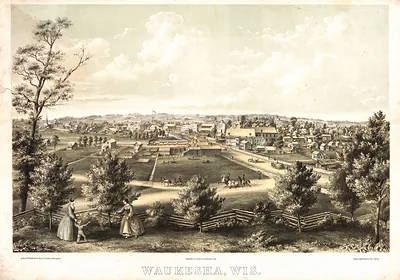 WI Waukesha 1857 MAP