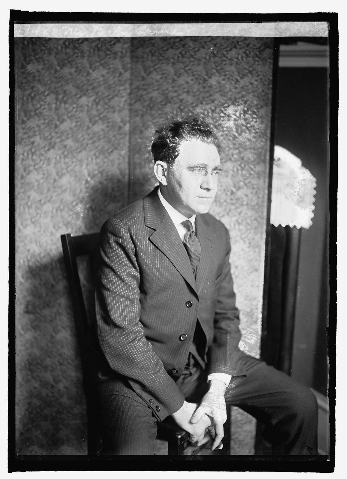 Mr. Bela Orme, [1922] — historic photograph