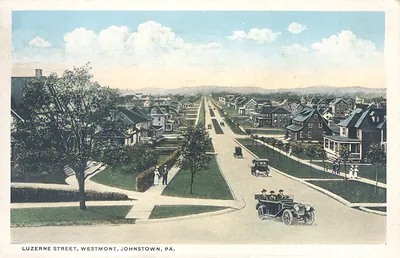 Luzerne St Postcard 2, Pennsylvania