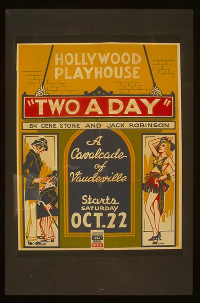 Two a day by Gene Stone and Jack Robinson A cavalcade of vaudeville.