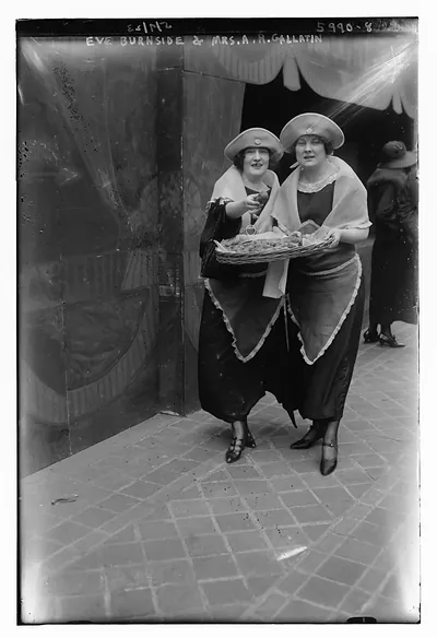 Eve Burnside and Mrs. A.R. Gallatin