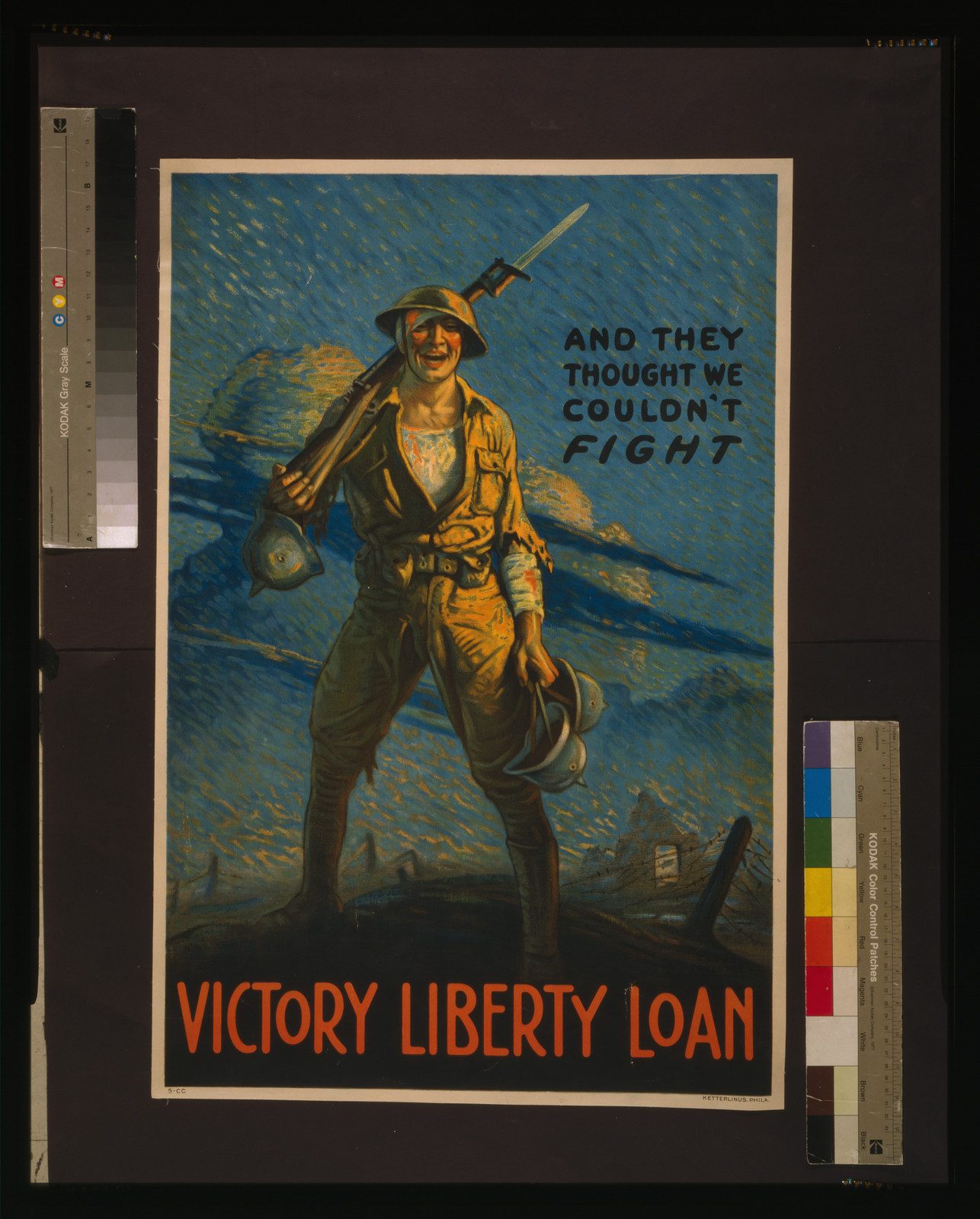 And they thought we couldnt fight - Victory Liberty Loan / Clyde Forsythe Ketterlinus Phila., 1917 — vintage poster