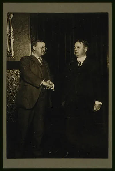 Roosevelt and Johnson after nomination