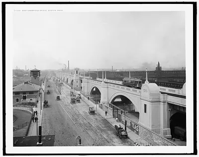 East Cambridge Bridge, Boston, Mass.