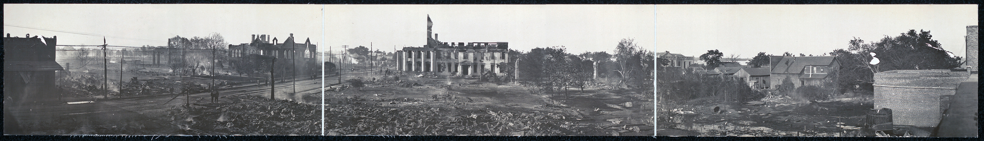 Burned Lake Charles, Louisiana, 1910, 1910 — historic image