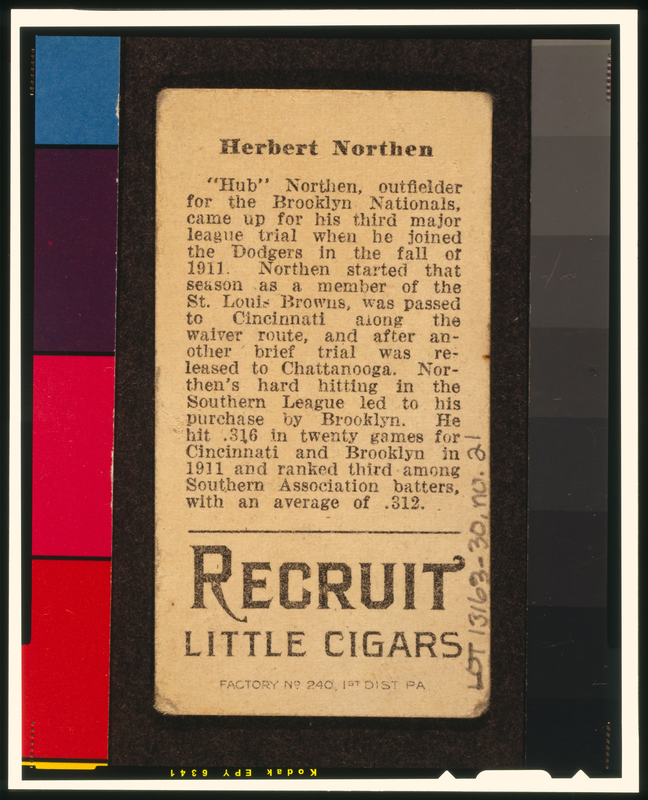 Brown Backgrounds (T207), 1912 — historic print
