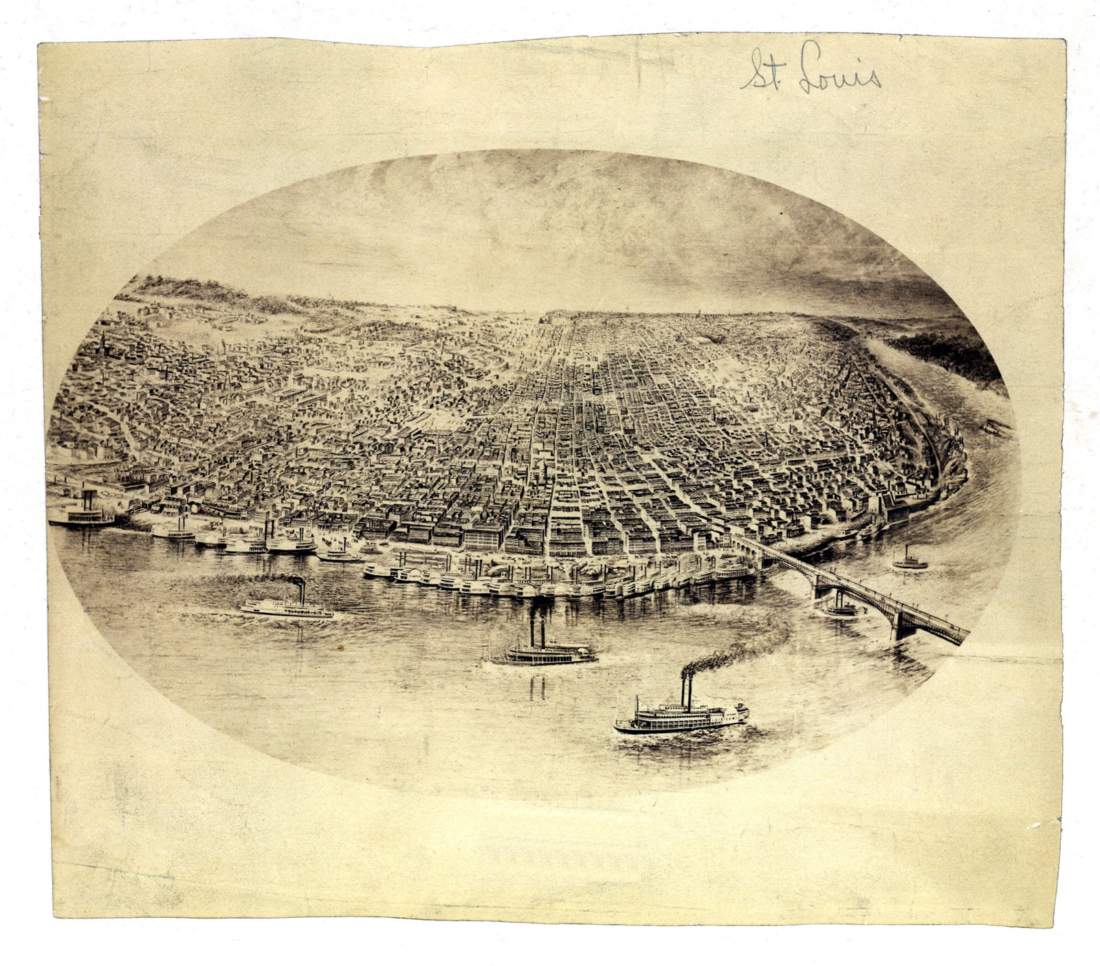 St. Louis, Missouri, 1897, 1897 — antique map