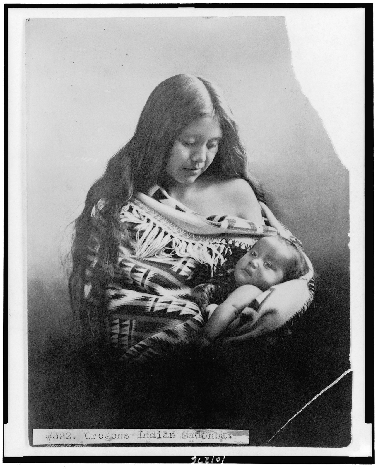 Oregon's Indian Madonna, c1905. — historic photograph
