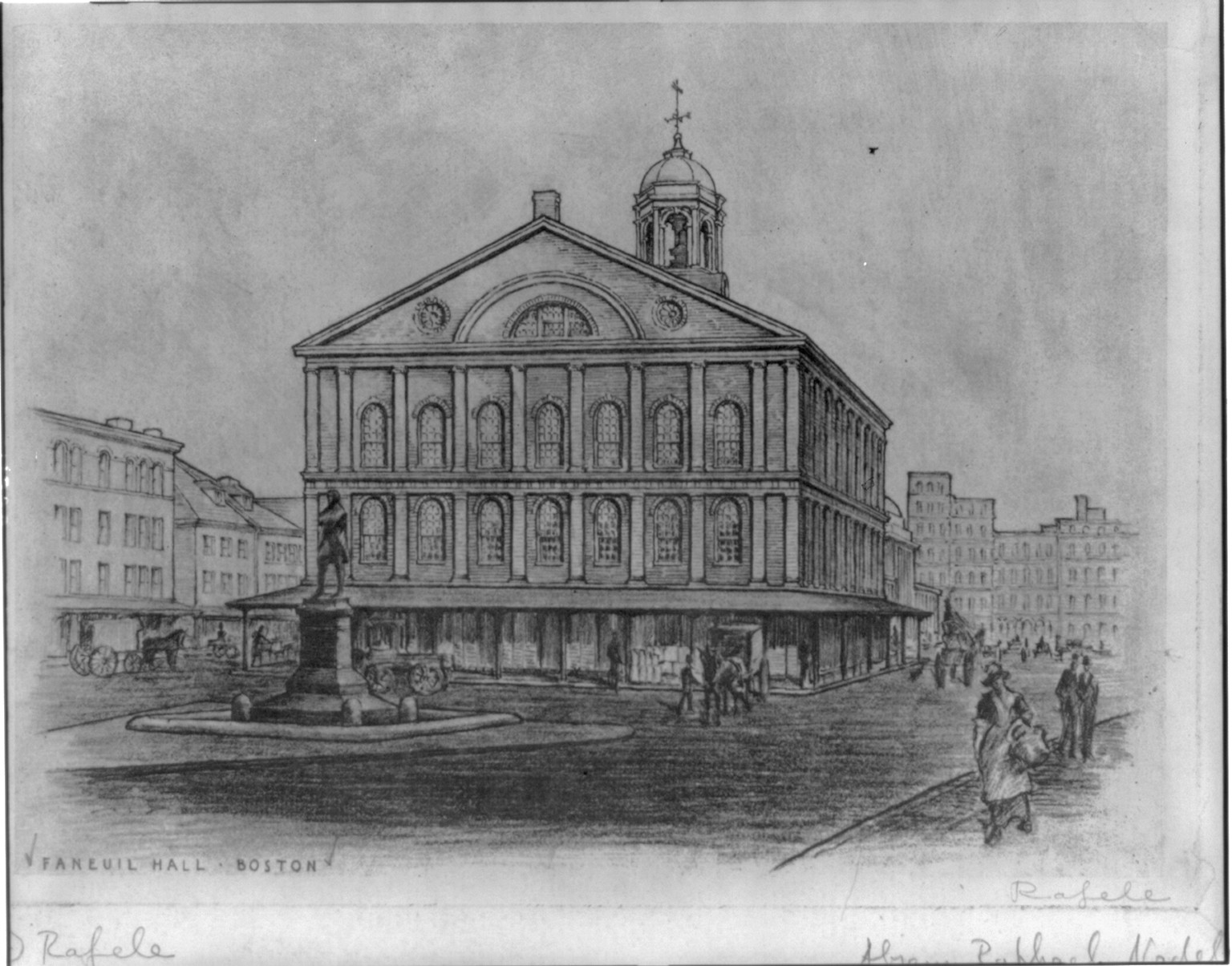 Faneuil Hall, Boston — historic image