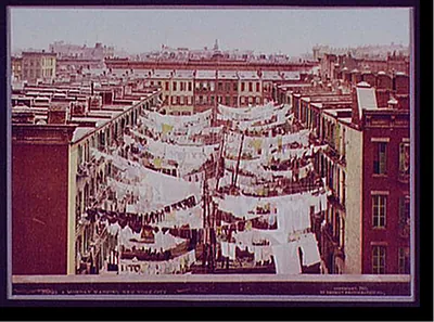 A Monday washing, New York City